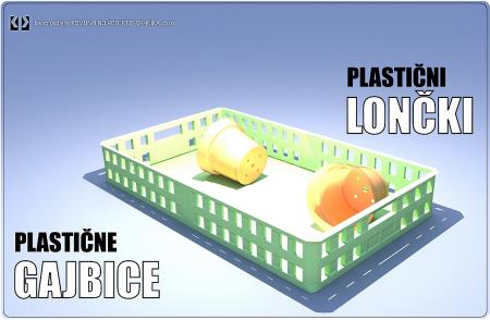 ODPADNE NAGROBNE SVEČE, CVETJE, PVC-EMBALAŽA in PESEK 1